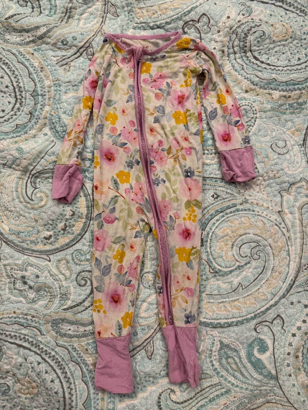Little Sleepies Bella Blooms Zippy 6/12